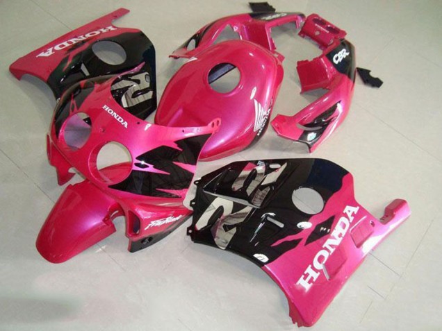 Black Pink 91-98 CBR250RR MC22 Motorcycle Fairings Black Pink 91-98 CBR250RR MC22 Motorcycle Fairings