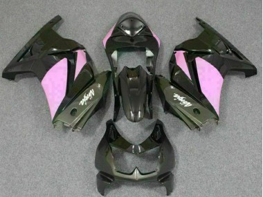 Black Pink Ninja 08-12 EX250 Motorcycle Fairings