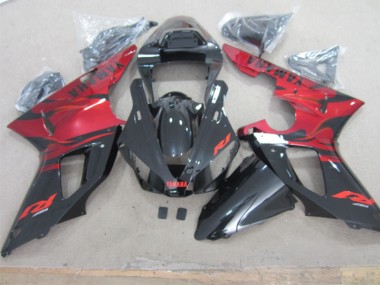 Black Red 00-01 YZF R1 Motorcycle Fairings