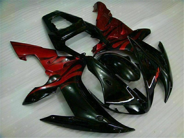 Black Red 02-03 YZF R1 Motorcycle Fairing Black Red 02-03 YZF R1 Motorcycle Fairing