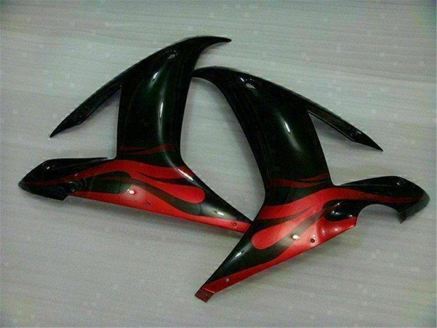 Black Red 02-03 YZF R1 Motorcycle Fairing Black Red 02-03 YZF R1 Motorcycle Fairing