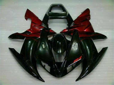 Black Red 02-03 YZF R1 Motorcycle Fairing