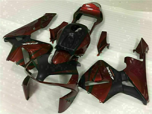 Black Red 03-04 CBR600RR Motorcycle Fairings Black Red 03-04 CBR600RR Motorcycle Fairings
