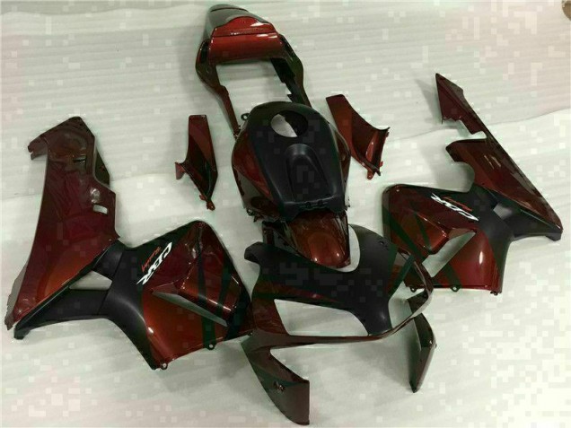 Black Red 03-04 CBR600RR Motorcycle Fairings Black Red 03-04 CBR600RR Motorcycle Fairings