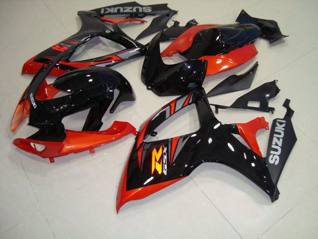 Black Red 06-07 GSXR 750 Motorcycle Fairings Black Red 06-07 GSXR 750 Motorcycle Fairings