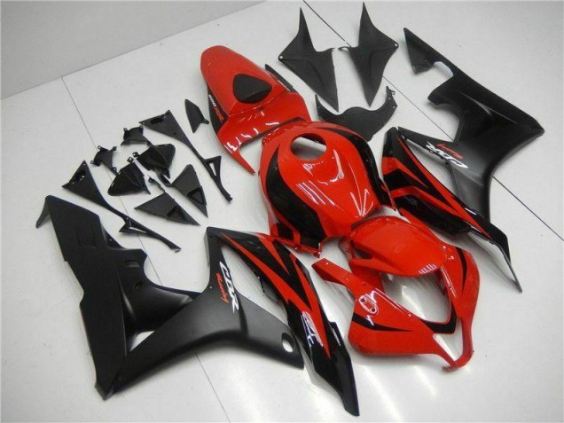 Black Red 07-08 CBR600RR Motorcycle Fairing Kits Black Red 07-08 CBR600RR Motorcycle Fairing Kits