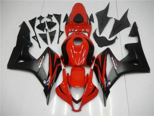 Black Red 07-08 CBR600RR Motorcycle Fairing Kits Black Red 07-08 CBR600RR Motorcycle Fairing Kits