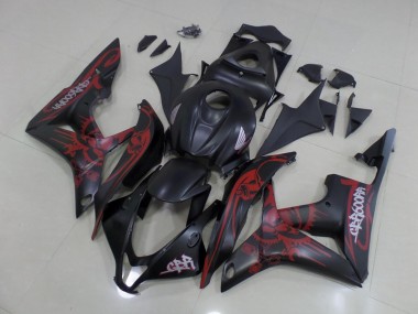 Black Red 07-08 CBR600RR Motorcycle Fairing
