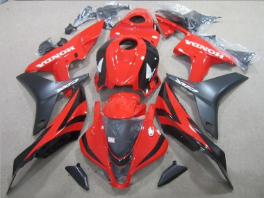 Black Red 07-08 CBR600RR Motorcycle Fairings