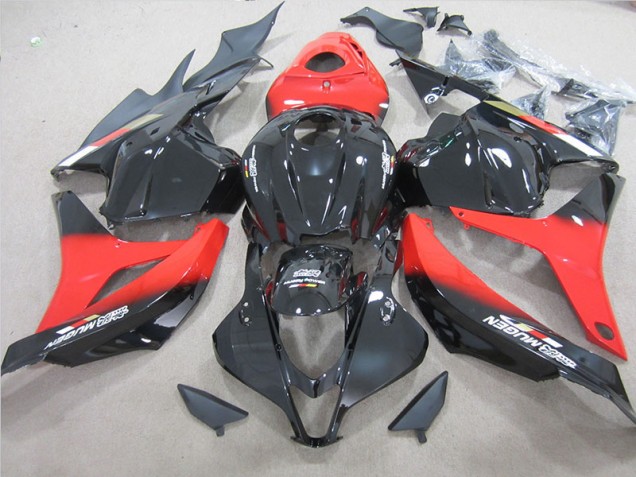 Black Red 09-12 CBR600RR Motorcycle Fairings Black Red 09-12 CBR600RR Motorcycle Fairings