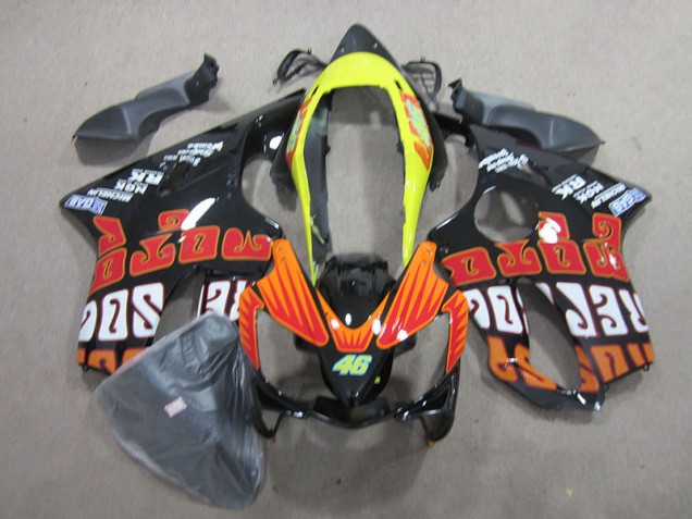 Black Red 46 04-07 CBR600 F4i Motorcycle Fairings Black Red 46 04-07 CBR600 F4i Motorcycle Fairings