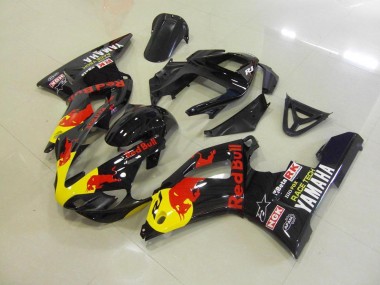 Black Red Bull 00-01 YZF R1 Motorcycle Fairings