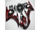 Black Red Flame 03-05 YZF R6 Motorcycle Fairings Black Red Flame 03-05 YZF R6 Motorcycle Fairings