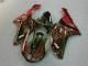 Black Red Flame 07-08 ZX6R Motorcycle Fairings Black Red Flame 07-08 ZX6R Motorcycle Fairings