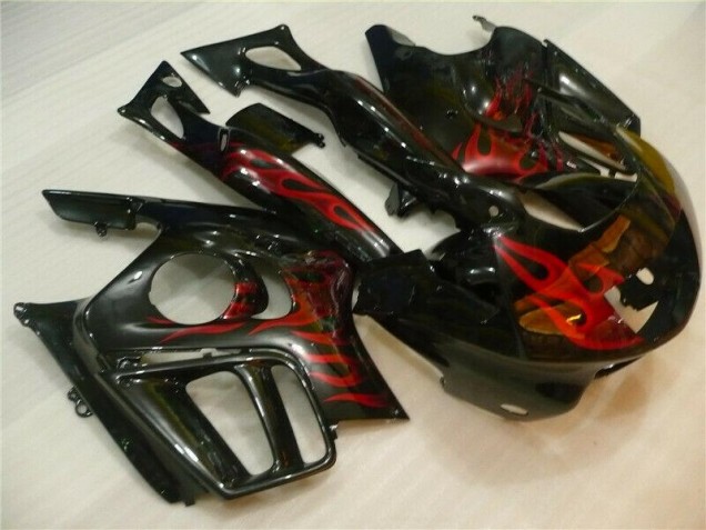 Black Red Flame 95-98 CBR600 F3 Motorcycle Fairing Black Red Flame 95-98 CBR600 F3 Motorcycle Fairing