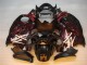 Black Red Flame 96-07 GSXR 1300 Hayabusa Motorcycle Fairings