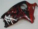 Black Red Flame 96-07 GSXR 1300 Hayabusa Motorcycle Fairings