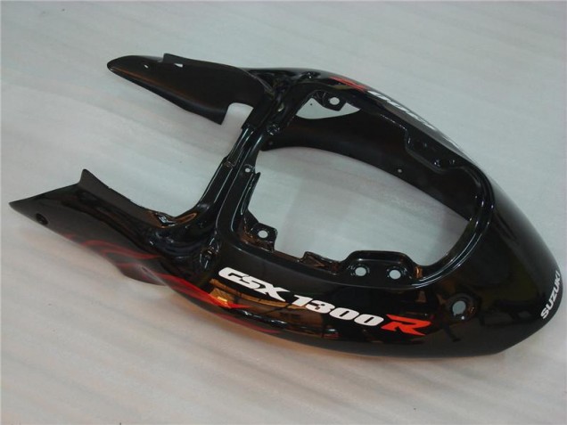 Black Red Flame 96-07 GSXR 1300 Hayabusa Motorcycle Fairings