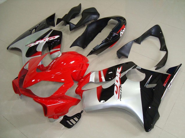 Black Red Silver 04-07 CBR600 F4i Motorcycle Fairings Black Red Silver 04-07 CBR600 F4i Motorcycle Fairings