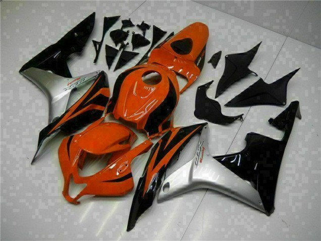 Black Red Silver 07-08 CBR600RR Motorcycle Fairings Black Red Silver 07-08 CBR600RR Motorcycle Fairings