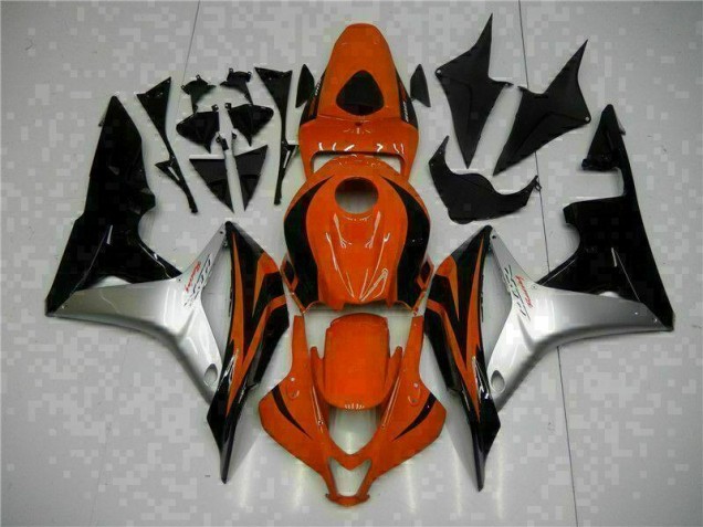 Black Red Silver 07-08 CBR600RR Motorcycle Fairings Black Red Silver 07-08 CBR600RR Motorcycle Fairings
