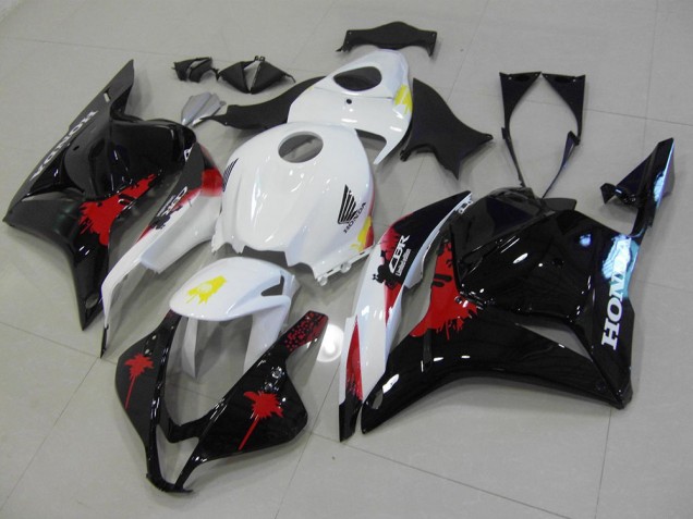Black Red White 09-12 CBR600RR Motorcycle Fairings Black Red White 09-12 CBR600RR Motorcycle Fairings
