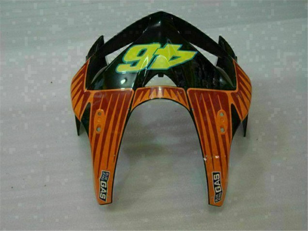 Black Red Yellow 46 05-06 CBR600RR Motorcycle Fairings Black Red Yellow 46 05-06 CBR600RR Motorcycle Fairings