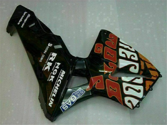 Black Red Yellow 46 05-06 CBR600RR Motorcycle Fairings Black Red Yellow 46 05-06 CBR600RR Motorcycle Fairings