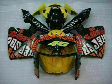 Black Red Yellow 46 05-06 CBR600RR Motorcycle Fairings