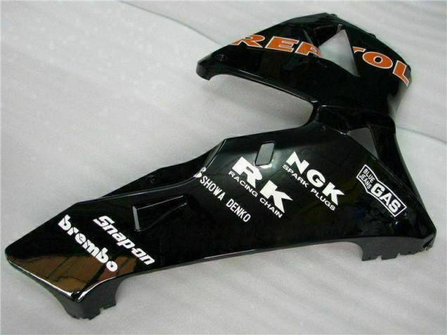 Black Repsol 05-06 CBR600RR Motorcycle Fairings Black Repsol 05-06 CBR600RR Motorcycle Fairings