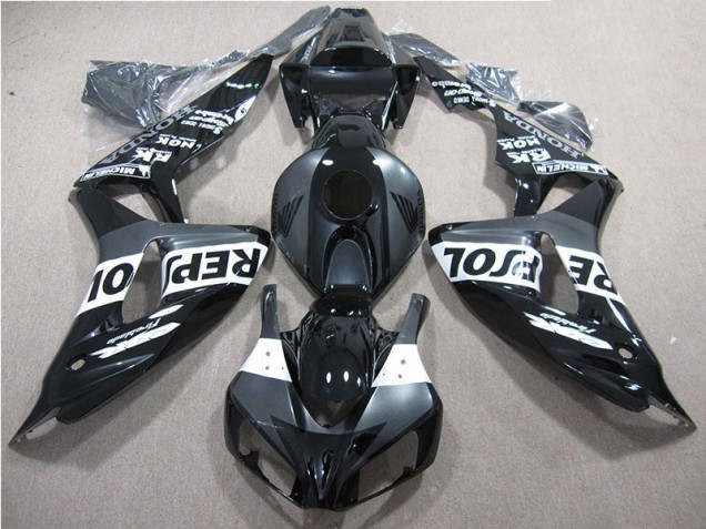 Black Repsol 06-07 CBR1000RR Motorcycle Fairings Black Repsol 06-07 CBR1000RR Motorcycle Fairings