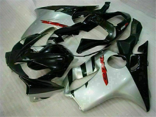 Black Silver 01-03 CBR600 F4i Motorcycle Fairing Black Silver 01-03 CBR600 F4i Motorcycle Fairing
