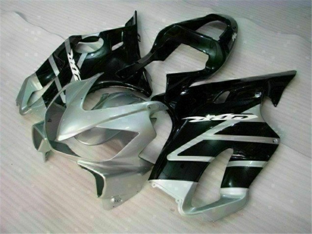 Black Silver 01-03 CBR600 F4i Motorcycle Fairings Black Silver 01-03 CBR600 F4i Motorcycle Fairings