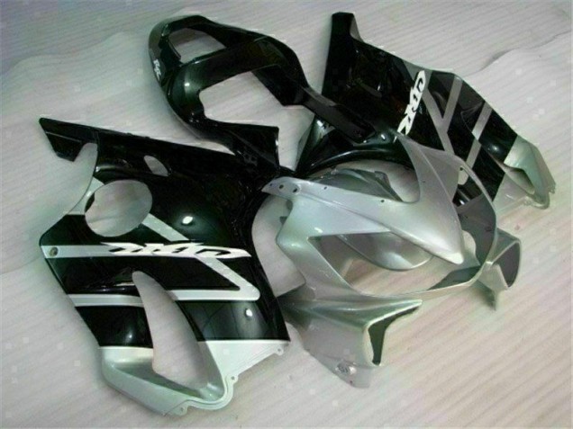 Black Silver 01-03 CBR600 F4i Motorcycle Fairings Black Silver 01-03 CBR600 F4i Motorcycle Fairings