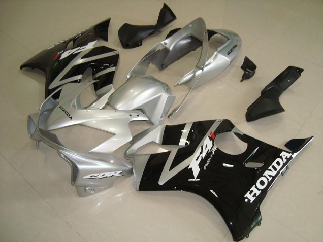 Black Silver 04-07 CBR600 F4i Motorcycle Bodywork Black Silver 04-07 CBR600 F4i Motorcycle Bodywork