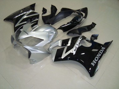Black Silver 04-07 CBR600 F4i Motorcycle Fairing