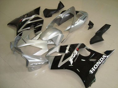 Black Silver 04-07 CBR600 F4i Motorcycle Fairings