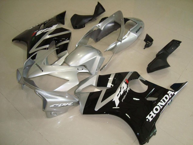 Black Silver 04-07 CBR600 F4i Motorcycle Fairings Black Silver 04-07 CBR600 F4i Motorcycle Fairings