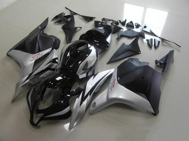 Black Silver 09-12 CBR600RR Motorcycle Fairings Black Silver 09-12 CBR600RR Motorcycle Fairings