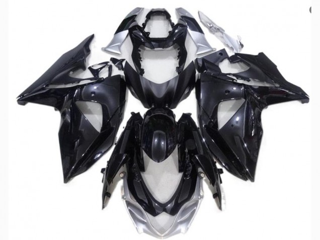 Black Silver 09-16 GSXR 1000 Motorcycle Fairings Black Silver 09-16 GSXR 1000 Motorcycle Fairings