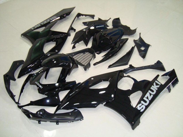 Black Silver Decals 05-06 GSXR 1000 Motorcycle Fairings