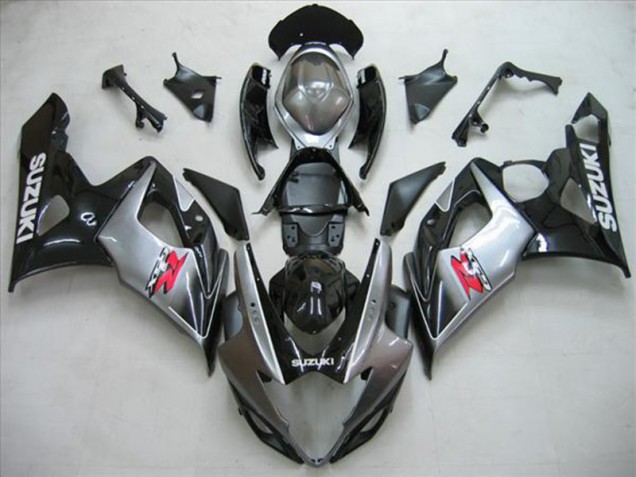 Black Silver Grey 05-06 GSXR 1000 Motorcycle Fairings