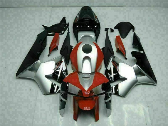 Black Silver Red 05-06 CBR600RR Motorcycle Fairings Black Silver Red 05-06 CBR600RR Motorcycle Fairings