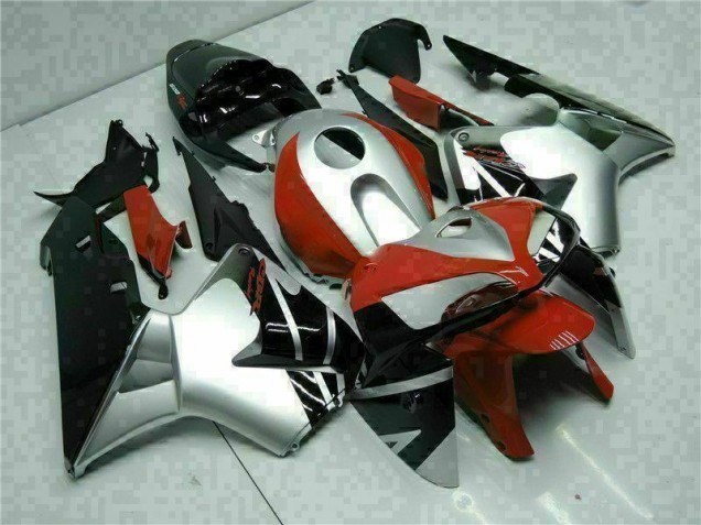 Black Silver Red 05-06 CBR600RR Motorcycle Fairings Black Silver Red 05-06 CBR600RR Motorcycle Fairings