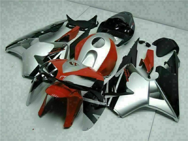 Black Silver Red 05-06 CBR600RR Motorcycle Fairings Black Silver Red 05-06 CBR600RR Motorcycle Fairings