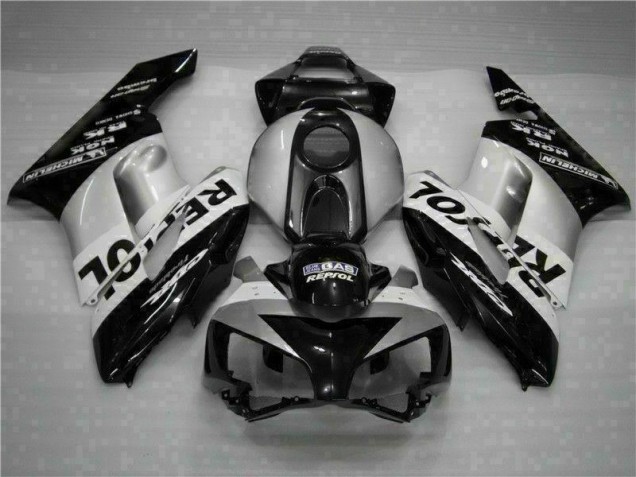 Black Silver Repsol 04-05 CBR1000RR Motorcycle Fairing Black Silver Repsol 04-05 CBR1000RR Motorcycle Fairing