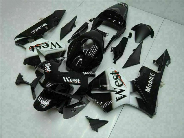 Black West 03-04 CBR600RR Motorcycle Fairings Black West 03-04 CBR600RR Motorcycle Fairings