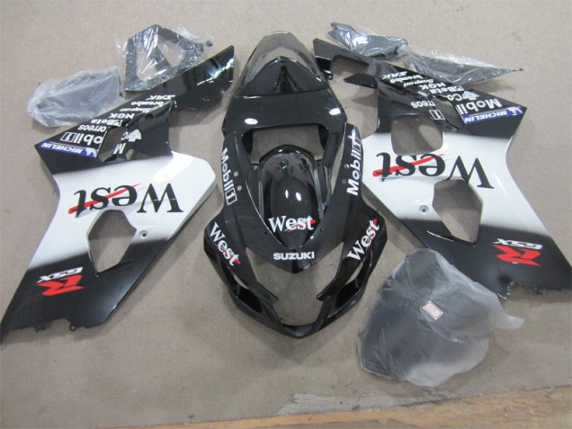Black West 04-05 GSXR 600 Motorcycle Fairings