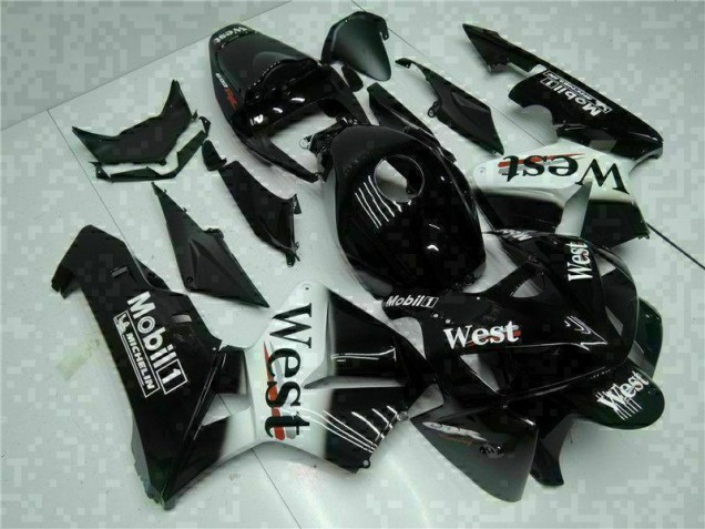 Black West 05-06 CBR600RR Motorcycle Fairings Black West 05-06 CBR600RR Motorcycle Fairings