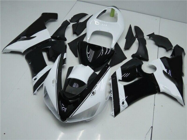 Black White 05-06 ZX6R Motorcycle Fairings Black White 05-06 ZX6R Motorcycle Fairings